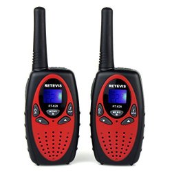 Retevis RT628 Kids Walkie Talkies 22 Channel FRS/GMRS UHF 462.550- 467.7125MHz Portable 2 Way Radio Toy for Children(Red,1 Pair)