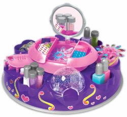 RoseArt Glam Gear Nail Salon with 5 Stations