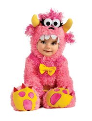 Rubie’s Costume Noah’s Ark Pinky Winky Monster Romper Costume, Pink, 6-12 Months