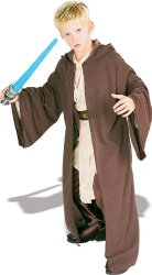 Rubies Star Wars Deluxe Hooded Jedi Robe, Medium