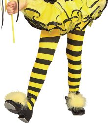 Rubies Striped Child Bumble Bee Tights