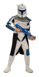 Star Wars Clone Wars Clone Trooper Child’s Captain Rex Costume, Medium