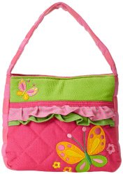 Stephen Joseph Little Girls’  Quilted Purse, Butterfly, One Size