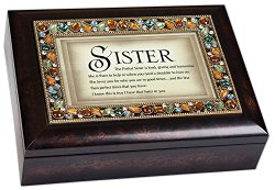 The Perfect Sister Italian Style Musical Jewelry Box