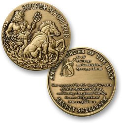 Trusty Shellback Challenge Coin