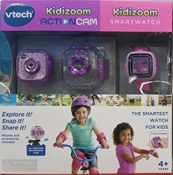 Vtech Kidizoom Smartwatch plus Action Cam Bundle for Girls