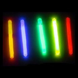 100 Lumistick 2″ Glow Sticks – Assorted 5 Color Mix