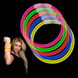 8″ Glow Stick Bracelets Mixed Colors (Tube of 100)