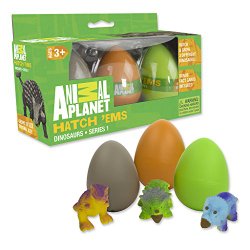 Animal Planet Grow Eggs- Dinosaur – Hatch and Grow Three Different Super-Sized Dinos (Series 1)