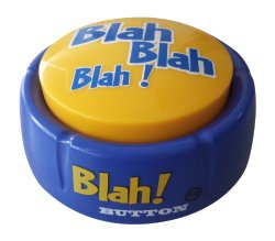 Blah! Button ® (Features 12 Funny Phrase!)