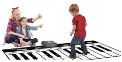 Click N’ Play Gigantic Keyboard Play Mat, 24 Keys Piano Mat, 8 Selectable Musical Instruments + Play -Record -Playback -Demo-mode