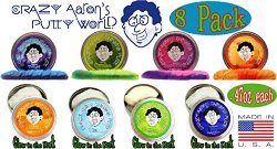 Crazy Aaron’s Thinking Putty Mini Tin Complete Bundle Gift Set – 8 Pack