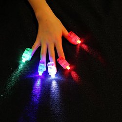Dazzling Toys LED Bright Finger Flashlights – LED Finger Beam – Maga Pack of 40 Lights in a Pack
