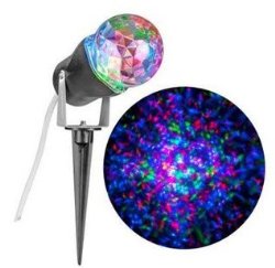 Gemmy Lightshow Multicolor Kaleidoscope Projection Red, Green and Blue Holiday Light for Halloween & Christmas