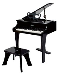 Hape Early Melodies Happy Grand Piano, Black