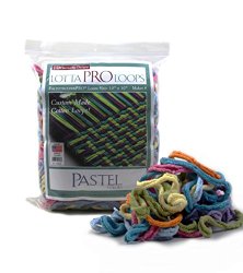Harrisville Designs Pro 10″ Cotton Lotta Loops, Assorted Colors in Pastel Line