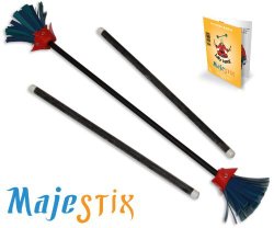 Jolly Lama! Black Jolly Stix Performance Juggling Devil Sticks