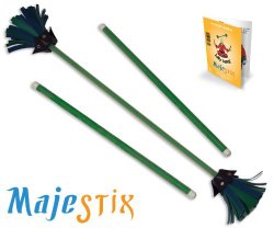 Jolly Lama! Green Jolly Stix Performance Juggling Devil Sticks