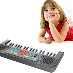 Kingtoys Electric Piano 37-key Keyboard Digital Piano Mini Keyboard Electronic Piano Portable Keyboard Kids Piano with Microphone Piano Shop Kids Gift Kids Toys