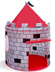 Knight’s Castle Kids Playhouse for Indoor and Outdoor, Best Children Play Tent for Your Prince. Enjoy This Durable, Lightweight, and Beautiful Children’s Play House. Great Gift Idea By PlayouTM