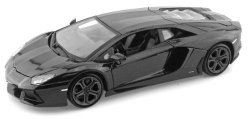 Lamborghini Matt Black Aventador LP 700-4 1:38 5″ Pull Back Diecast Car