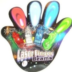 Laser Finger Beams – 48 ct. box Bright LED finger lights