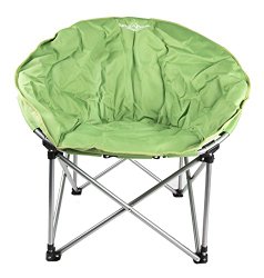 Lucky Bums Youth Moon Camp Chair, Large, Green