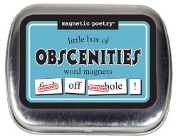 Magnetic Poetry – Little Box of Obsceneties – Words for Refrigerator – Write Poems and Letters on the Fridge