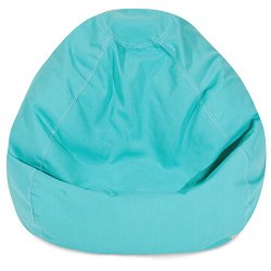 Majestic Home Goods Classic Bean Bag, Small, Teal