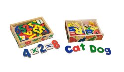 Melissa & Doug Deluxe Magnetic Letters & Numbers in a Box Bundle