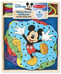 Mickey Mouse Clubhouse Wooden Lacing Cards