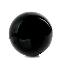 Natural Black Obsidian Sphere Large Crystal Ball Healing Stone Dia. 50mm