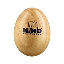 Nino Percussion NINO563 Natural Wood Egg Shaker, Medium