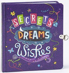 Peaceable Kingdom / Secrets, Dreams and Wishes Glow in the Dark Lock & Key Diary