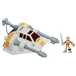 Playskool Heroes Star Wars Galactic Heroes Jedi Force Snowspeeder Vehicle with Luke Skywalker Figure