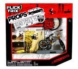 Spinmaster Flick Trix Fingerbike “Real Bikes, Unreal Tricks” BMX Bicycle Miniature Set – FITBIKE CO. with Display Base and DVD Props “Road Fools 15”
