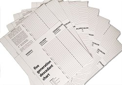 TreeSeek 5 Generation Descendants Chart | 5 Pack | Blank Genealogy Forms for Family History and Ancestry Work