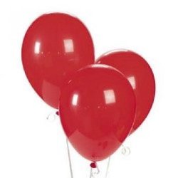 11″ Ruby Red Latex Balloons (2 Dozen) – BULK