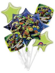 Anagram 230568 Nickelodeon Teenage Mutant Ninja Turtles Balloon Bouquet