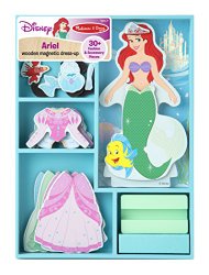 Ariel Wooden Magnetic Dress-Up Play Set