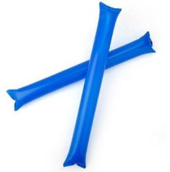 Bam Bam Thunder Sticks Cheerleading Outfit Inflatable Noisemakers (Price / 48 Pairs) (blue)