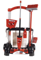 Casdon Henry Cleaning Trolley (Red And Black)