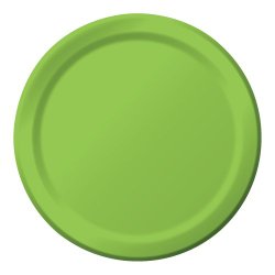 Creative Converting 24 Count Touch of Color Paper Dessert Plates, Fresh Lime