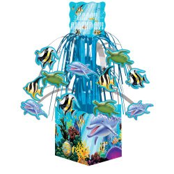 Creative Converting Ocean Party Cascading Centerpiece Decoration, Mini