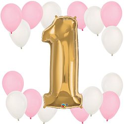 Fun to be One – Girl 1st Birthday Party Balloon Kit