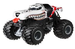 Hot Wheels Monster Jam Monster Mutt Dalmatian Die-Cast Vehicle, 1:24 Scale