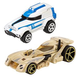 Hot Wheels Star Wars Character Car 2-Pack, 501st Clone Trooper vs. Battle Droid