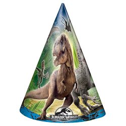 Jurassic World Party Hats, 8ct