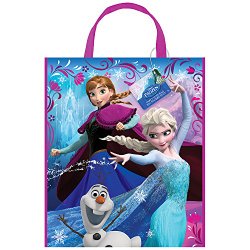 Large Plastic Disney Frozen Favor Bag, 13″ x 11″