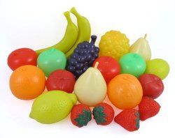 Life Sized Bag of Fruits Play Food Playset for Kids
